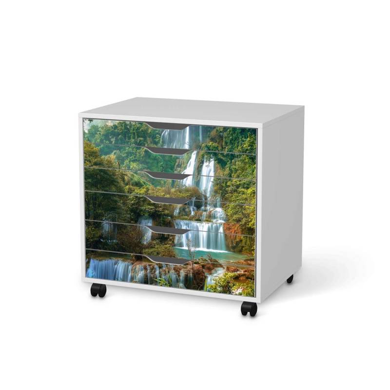 M?belfolie IKEA Alex Rollcontainer 6 Schubladen - Design: Rainforest von creatisto