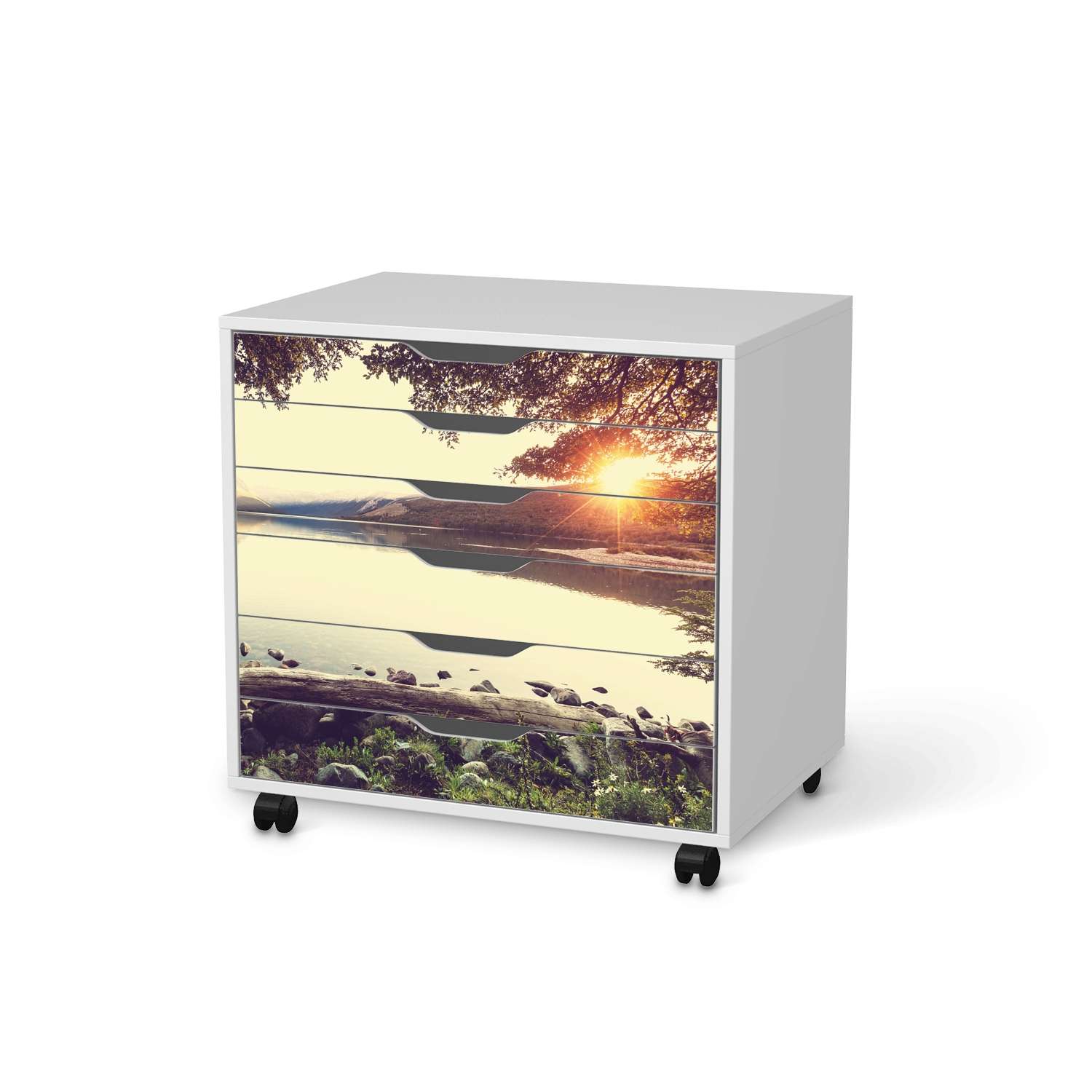 M?belfolie IKEA Alex Rollcontainer 6 Schubladen - Design: Seaside Dreams von creatisto