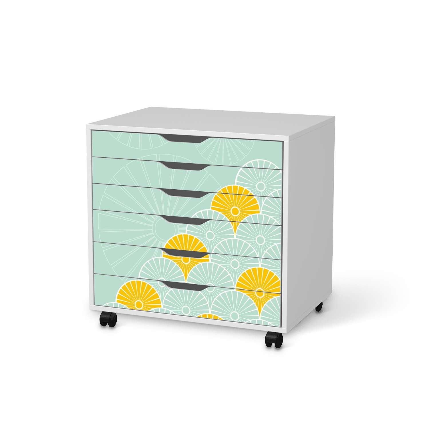 M?belfolie IKEA Alex Rollcontainer 6 Schubladen - Design: Spring M?belfolie IKEA Alex Rollcontainer 6 Schubladen - Design: Spring von creatisto