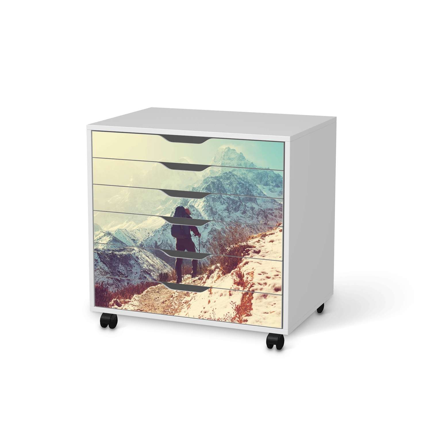 M?belfolie IKEA Alex Rollcontainer 6 Schubladen - Design: The sky is the limit M?belfolie IKEA Alex Rollcontainer 6 Schubladen - Design: The sky is the limit von creatisto