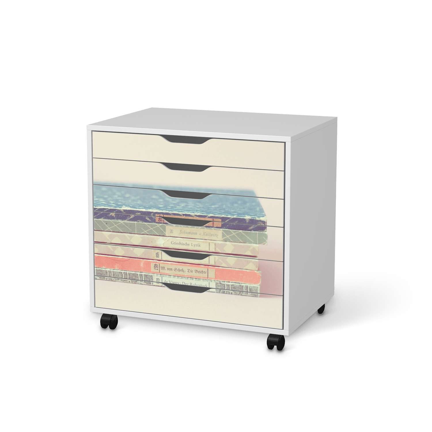 M?belfolie IKEA Alex Rollcontainer 6 Schubladen - Design: Zeitreise von creatisto