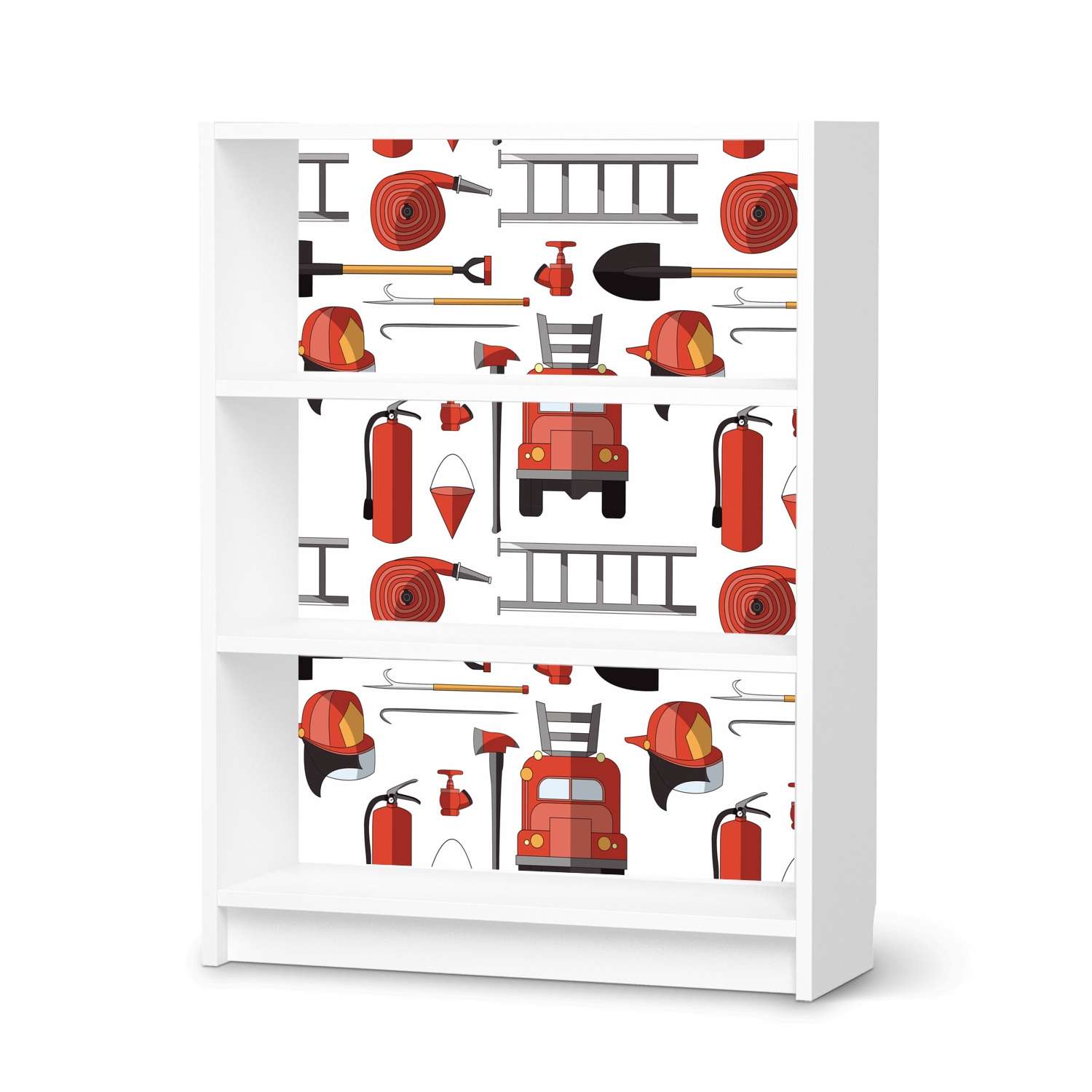 Möbelfolie IKEA Billy Regal 3 Fächer - Design: Firefighter von creatisto