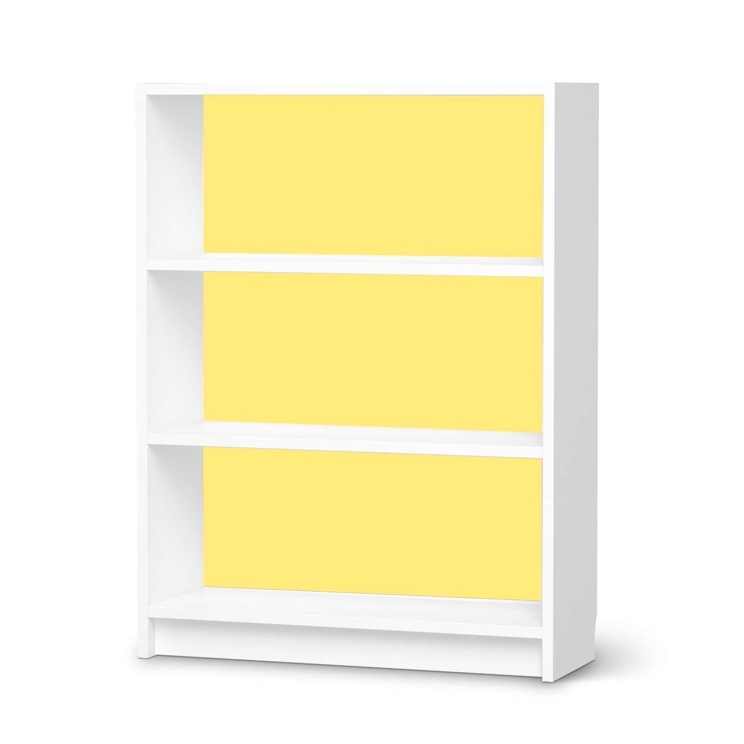 M?belfolie IKEA Billy Regal 3 F?cher - Design: Gelb Light M?belfolie IKEA Billy Regal 3 F?cher - Design: Gelb Light von creatisto