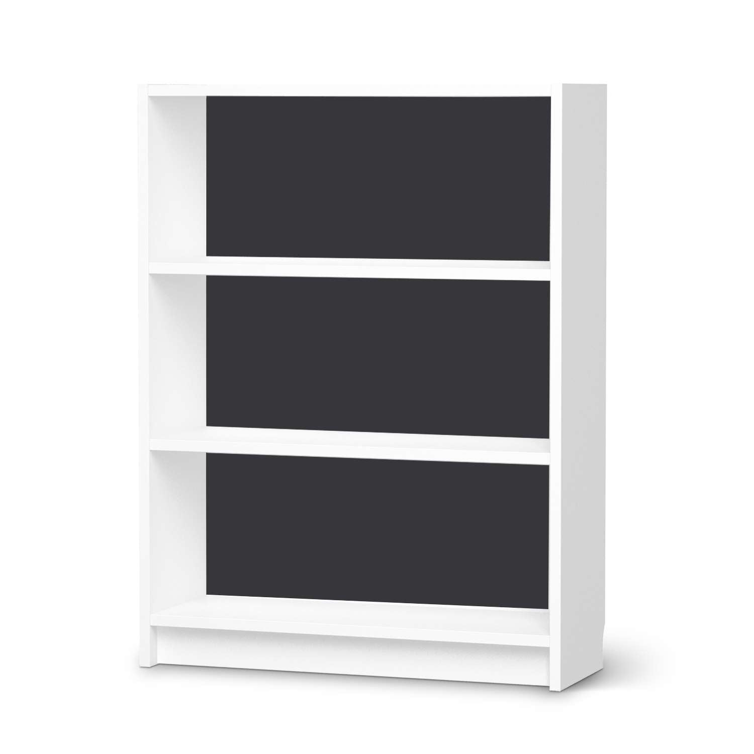 Möbelfolie IKEA Billy Regal 3 Fächer - Design: Grau Dark von creatisto