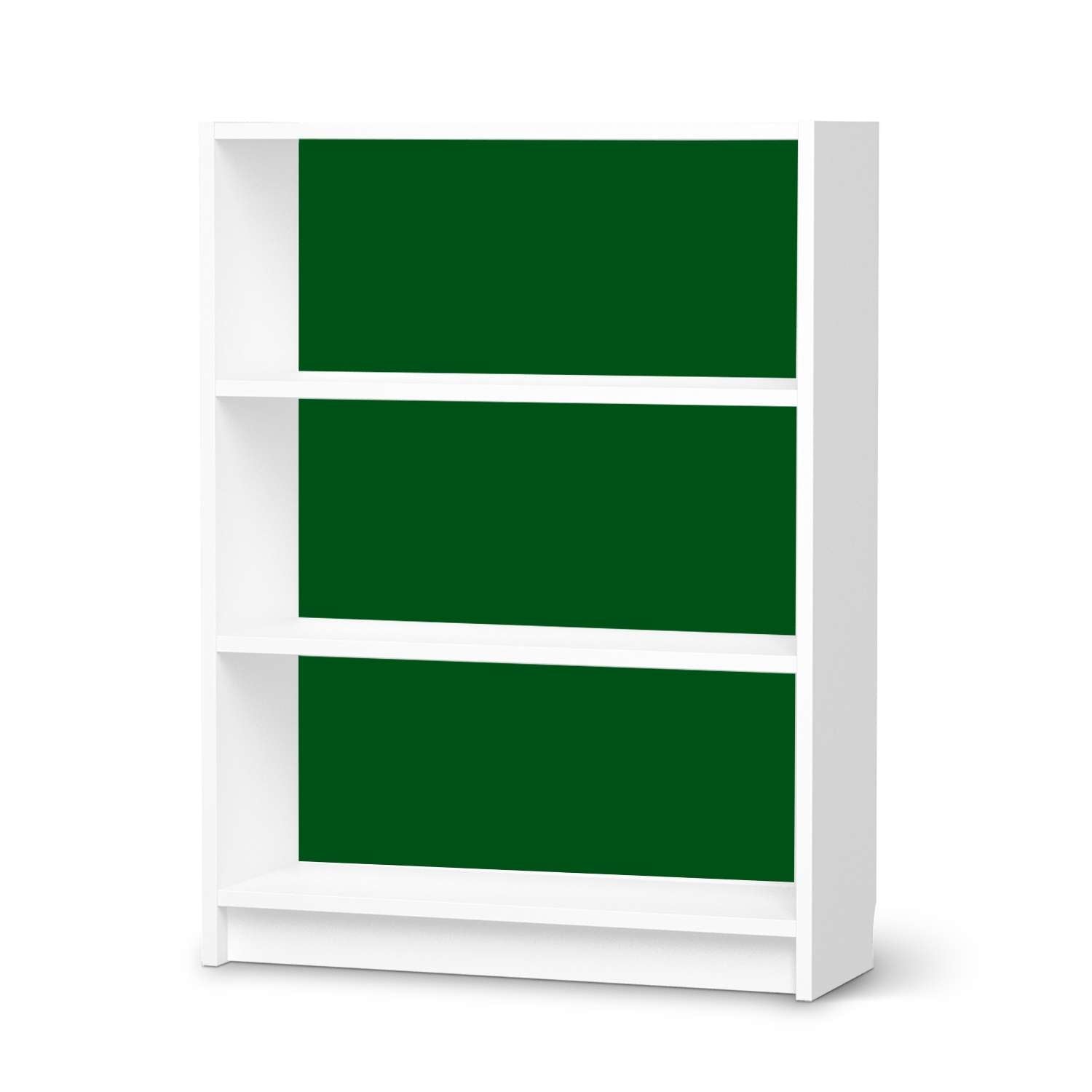 Möbelfolie IKEA Billy Regal 3 Fächer - Design: Grün Dark von creatisto