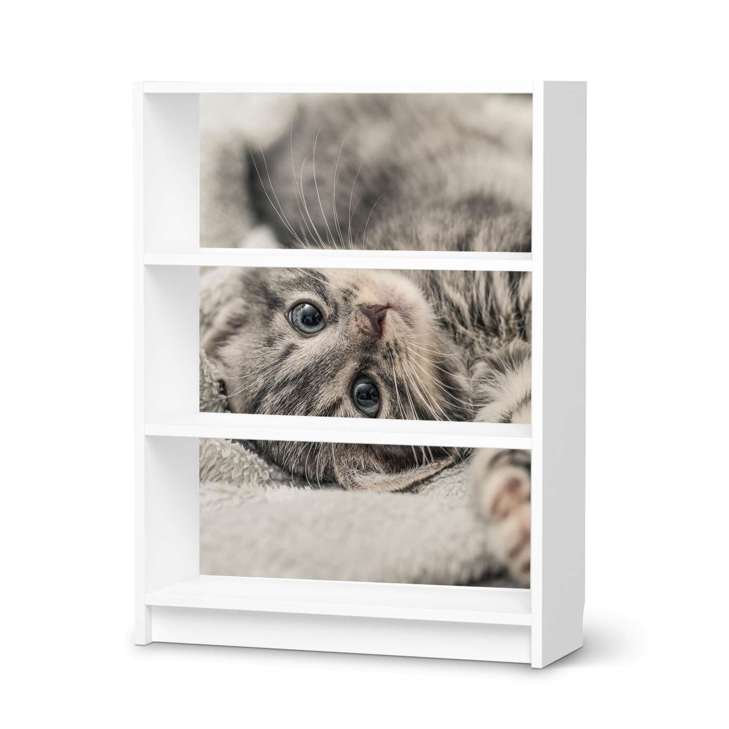 Möbelfolie IKEA Billy Regal 3 Fächer - Design: Kitty the Cat von creatisto