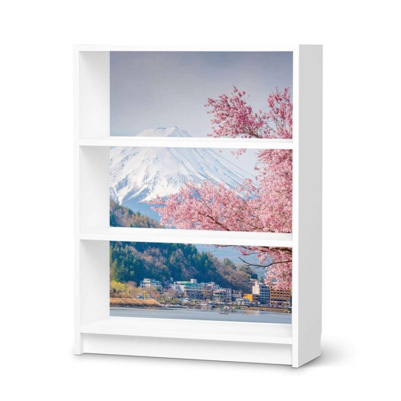 M?belfolie IKEA Billy Regal 3 F?cher - Design: Mount Fuji von creatisto