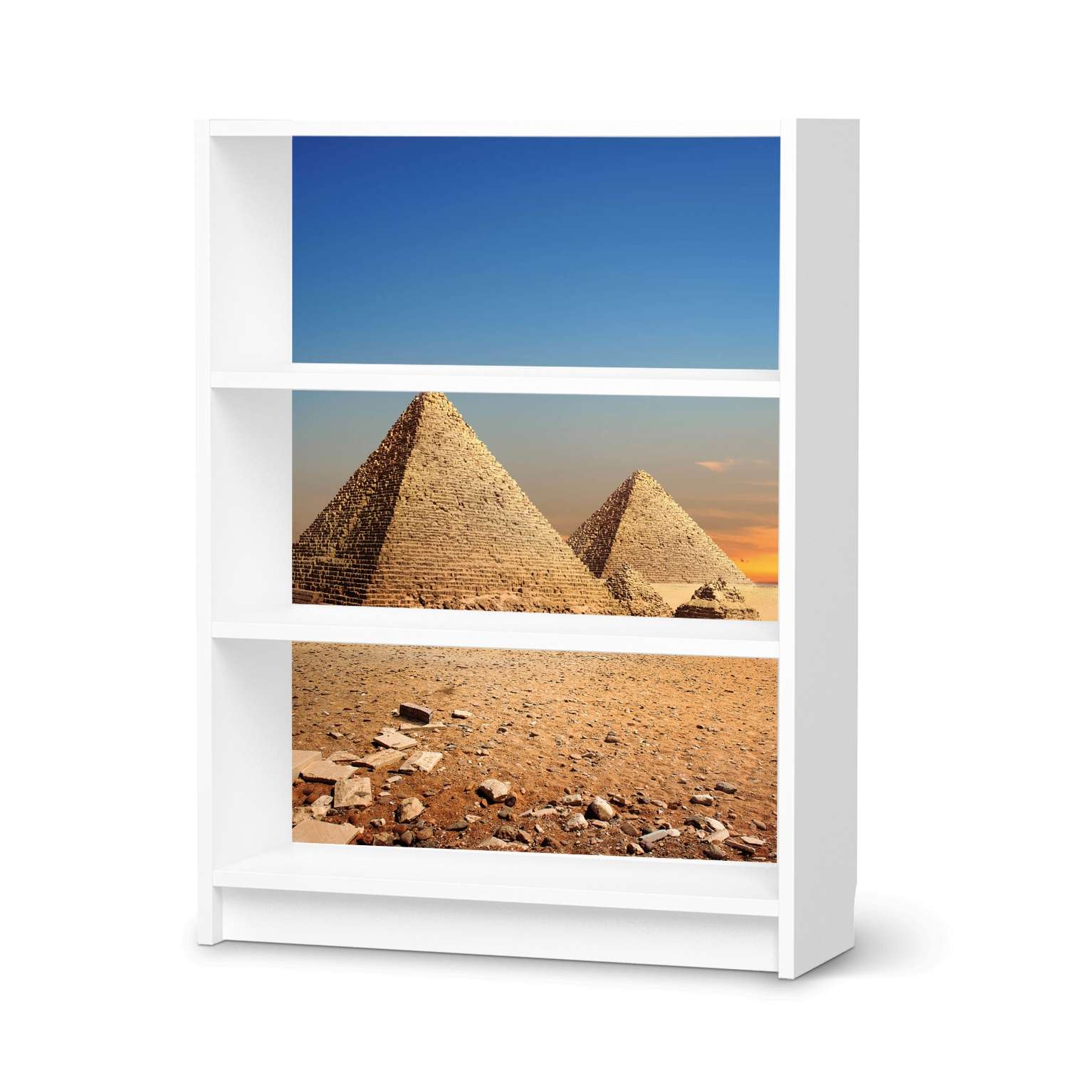 M?belfolie IKEA Billy Regal 3 F?cher - Design: Pyramids M?belfolie IKEA Billy Regal 3 F?cher - Design: Pyramids von creatisto