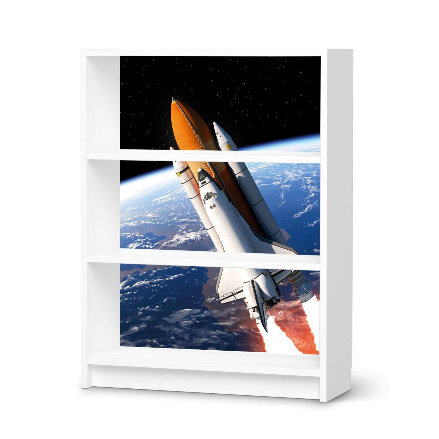 M?belfolie IKEA Billy Regal 3 F?cher - Design: Space Traveller M?belfolie IKEA Billy Regal 3 F?cher - Design: Space Traveller von creatisto