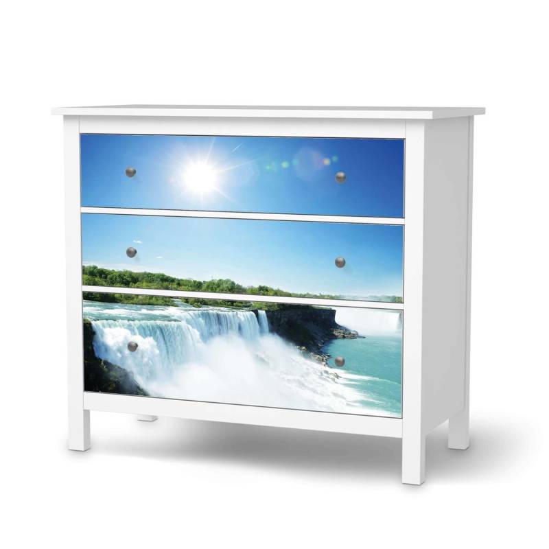 M?belfolie IKEA Hemnes Kommode 3 Schubladen - Design: Niagara Falls von creatisto