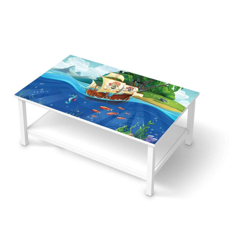 M?belfolie IKEA Hemnes Tisch 118x75 cm - Design: Pirates von creatisto