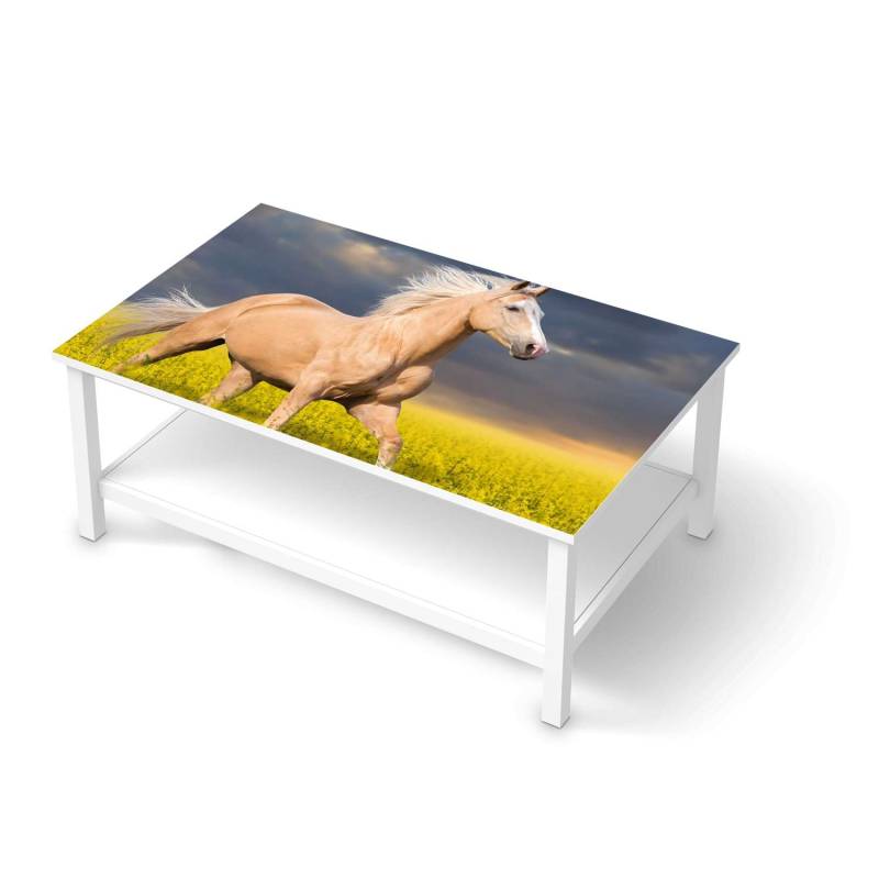 M?belfolie IKEA Hemnes Tisch 118x75 cm - Design: Wildpferd von creatisto