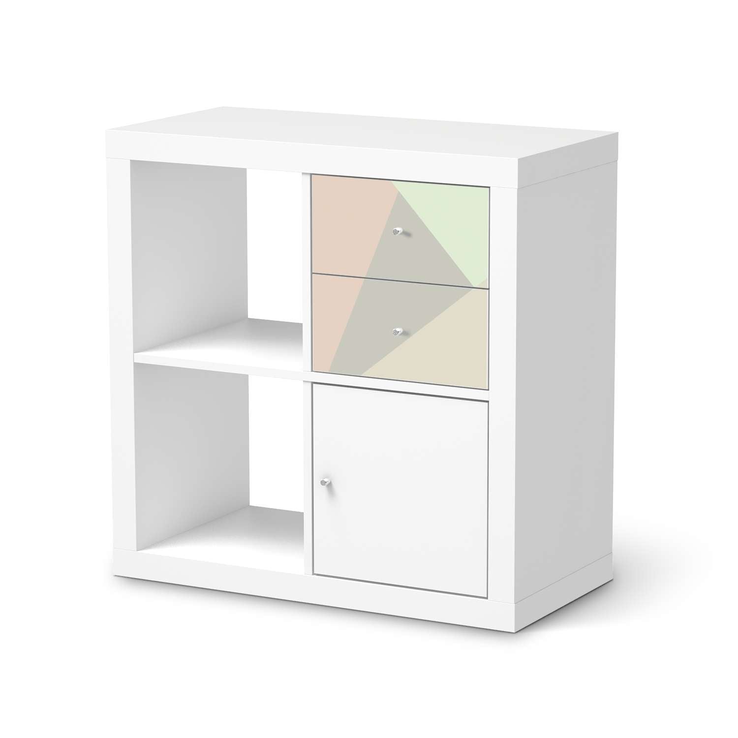 M?belfolie IKEA IKEA Expedit Regal Schubladen - Design: Pastell Geometrik von creatisto