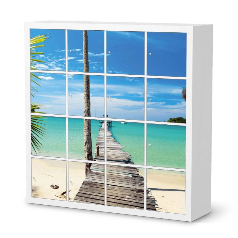 M?belfolie IKEA Kallax Regal 16 T?ren - Design: Blue Water M?belfolie IKEA Kallax Regal 16 T?ren - Design: Blue Water von creatisto