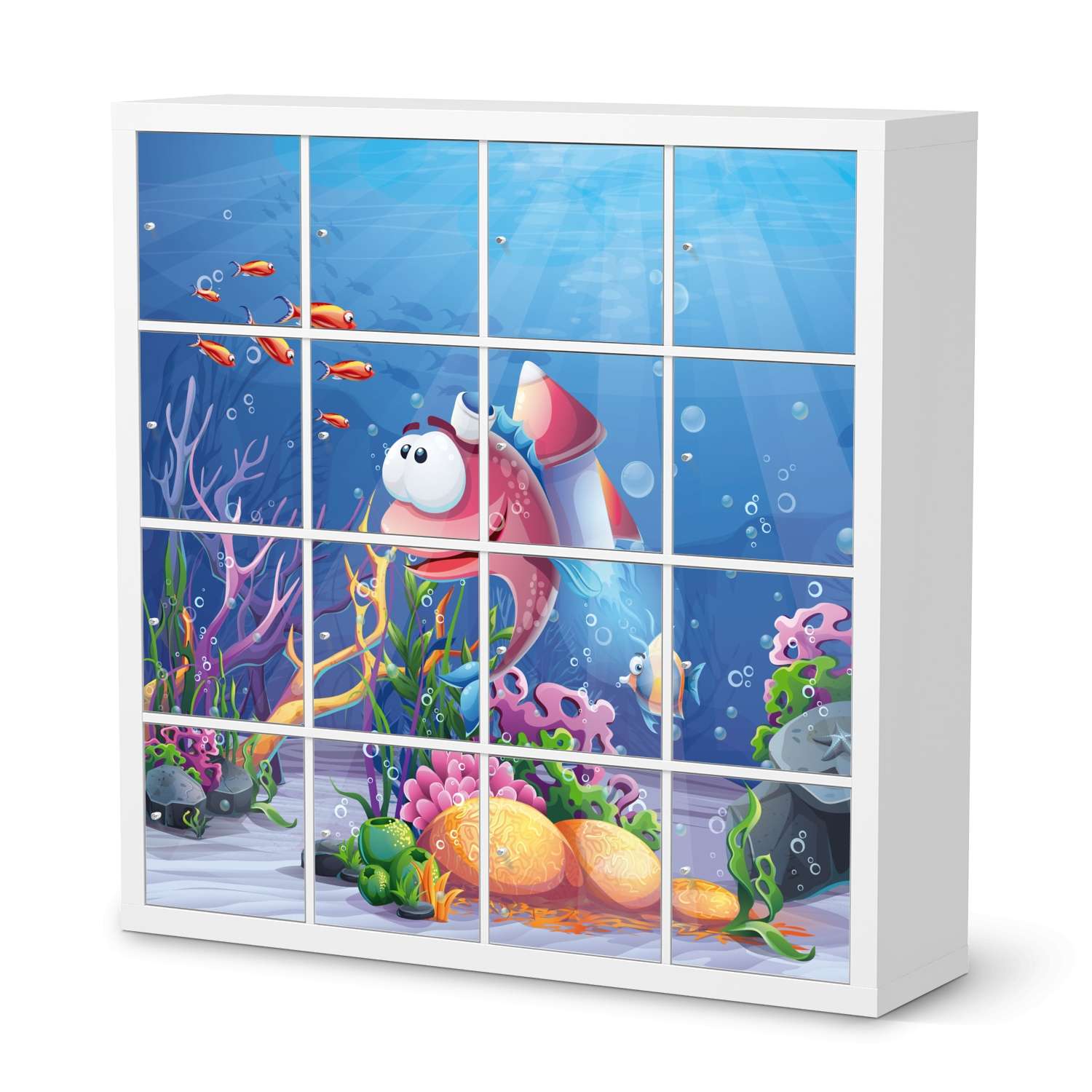 M?belfolie IKEA Kallax Regal 16 T?ren - Design: Bubbles von creatisto