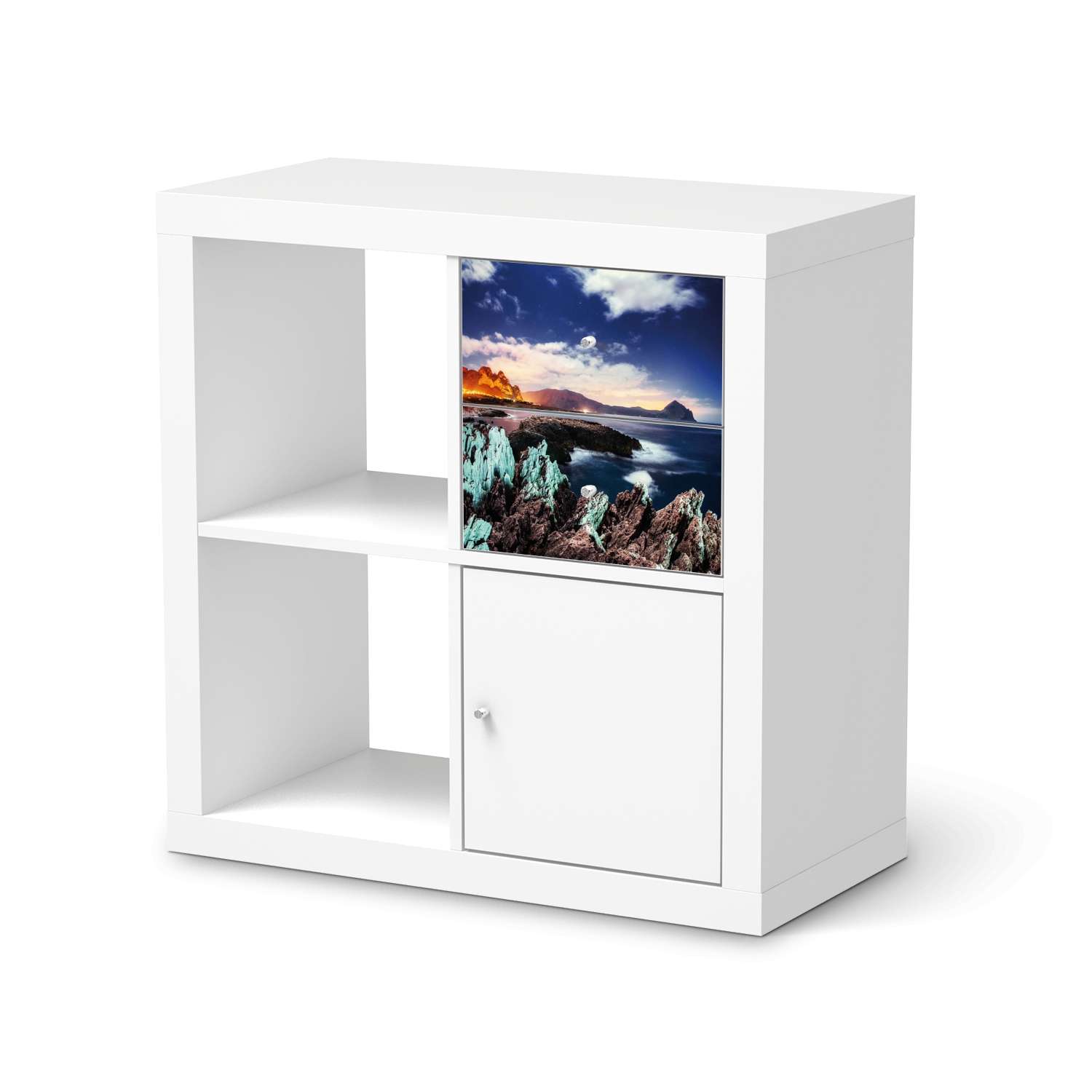 M?belfolie IKEA Kallax Regal Schubladen - Design: Seaside von creatisto