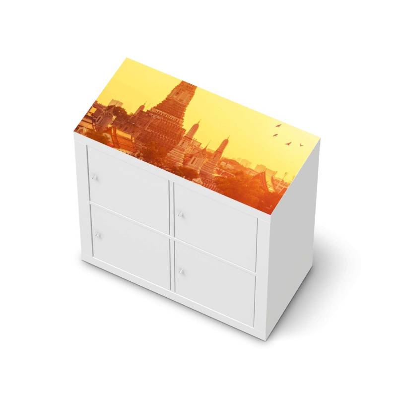 M?belfolie IKEA Kallax Regal [oben] - Design: Bangkok Sunset von creatisto