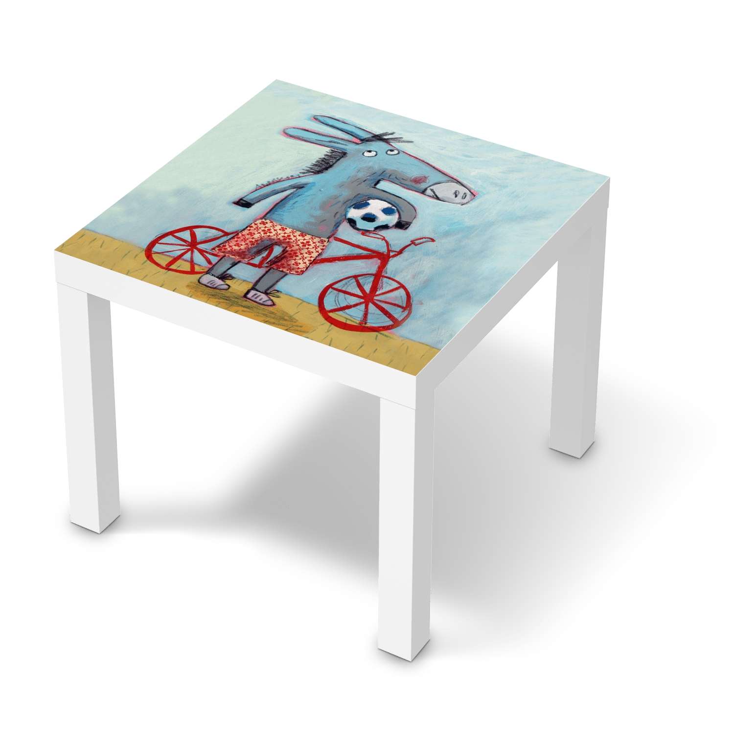 M?belfolie IKEA Lack Tisch 55x55 cm - Design: Esel M?belfolie IKEA Lack Tisch 55x55 cm - Design: Esel von creatisto