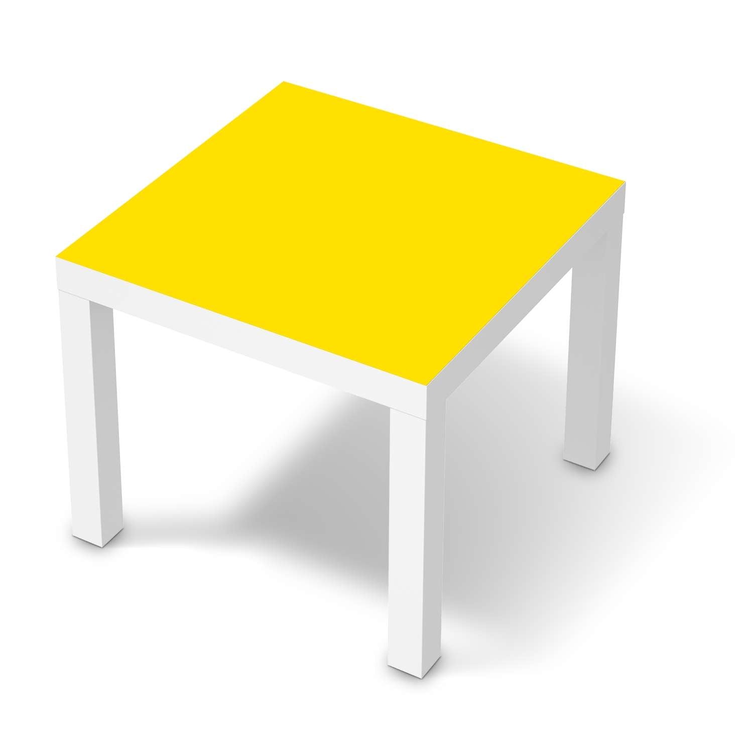 M?belfolie IKEA Lack Tisch 55x55 cm - Design: Gelb Dark von creatisto