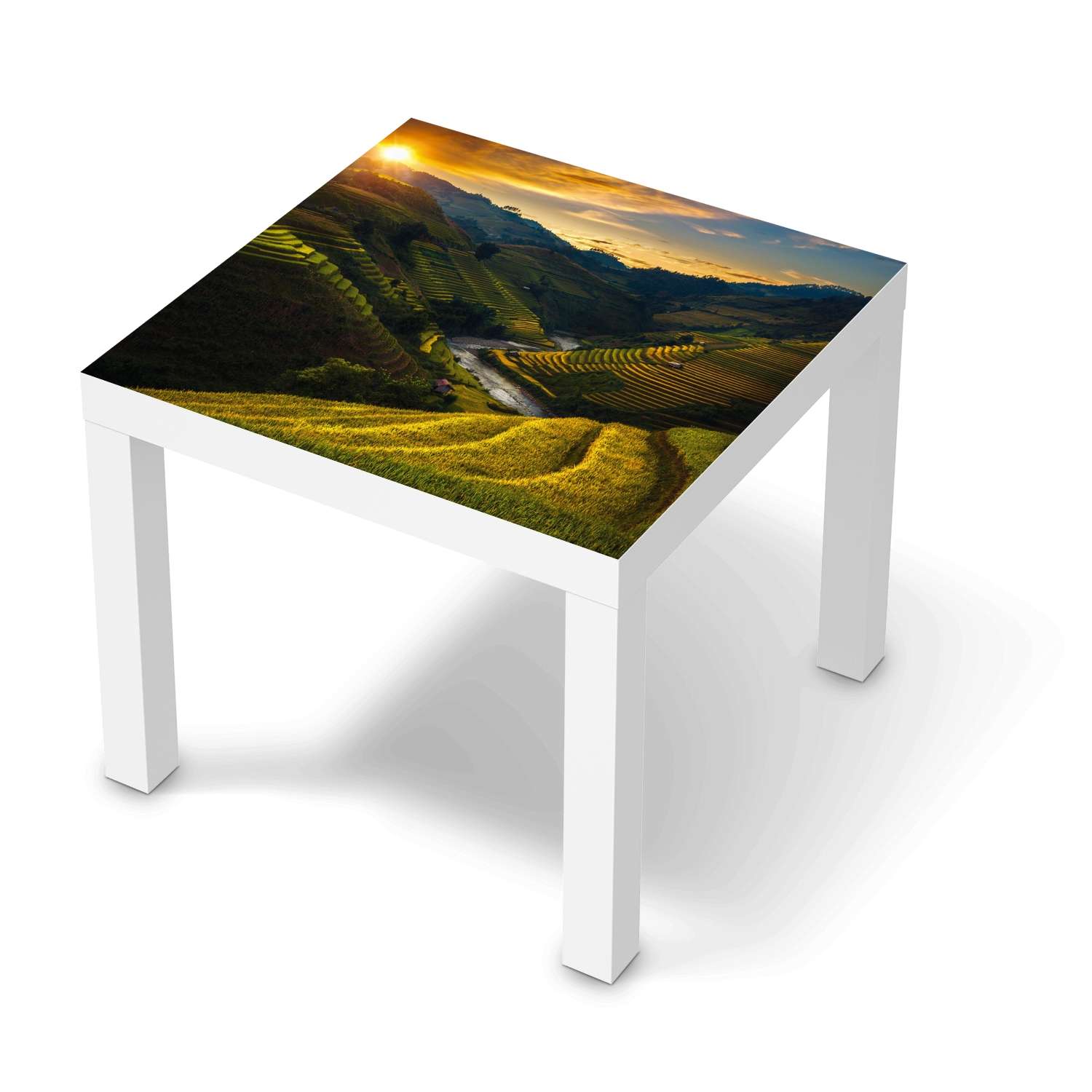 M?belfolie IKEA Lack Tisch 55x55 cm - Design: Reisterrassen M?belfolie IKEA Lack Tisch 55x55 cm - Design: Reisterrassen von creatisto