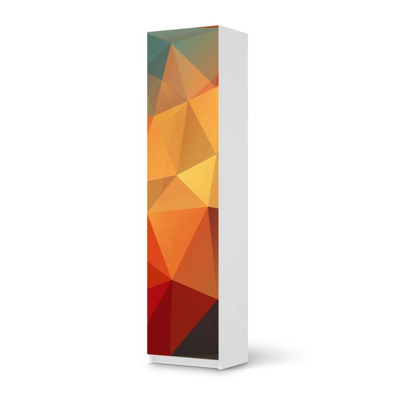 M?belfolie IKEA Pax Schrank 201 cm H?he - 1 T?r - Design: Polygon von creatisto