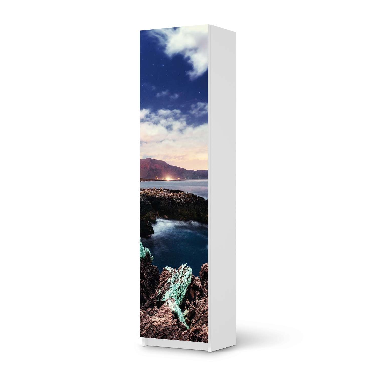 M?belfolie IKEA Pax Schrank 201 cm H?he - 1 T?r - Design: Seaside von creatisto