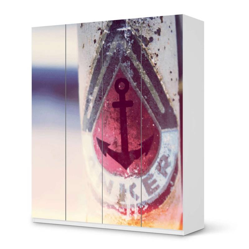 M?belfolie IKEA Pax Schrank 236 cm H?he - 4 T?ren - Design: Anker 2 M?belfolie IKEA Pax Schrank 236 cm H?he - 4 T?ren - Design: Anker 2 von creatisto