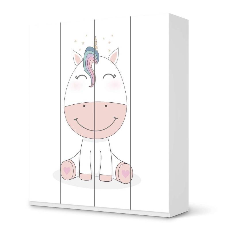 M?belfolie IKEA Pax Schrank 236 cm H?he - 4 T?ren - Design: Baby Unicorn M?belfolie IKEA Pax Schrank 236 cm H?he - 4 T?ren - Design: Baby Unicorn von creatisto
