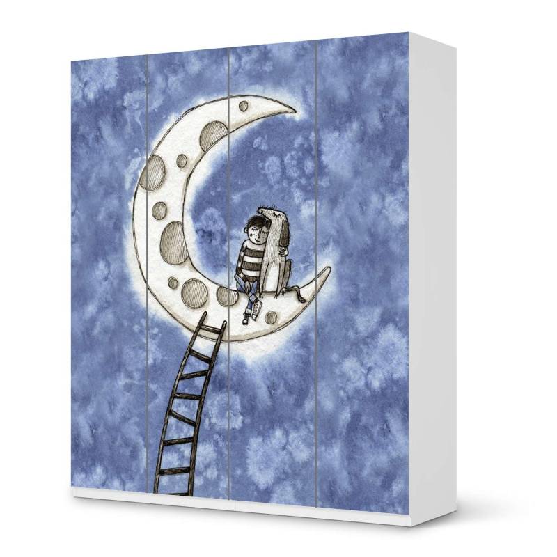 M?belfolie IKEA Pax Schrank 236 cm H?he - 4 T?ren - Design: Besuch M?belfolie IKEA Pax Schrank 236 cm H?he - 4 T?ren - Design: Besuch von creatisto