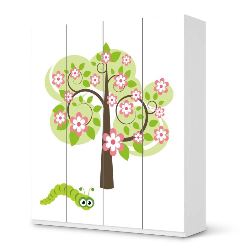 M?belfolie IKEA Pax Schrank 236 cm H?he - 4 T?ren - Design: Blooming Tree von creatisto