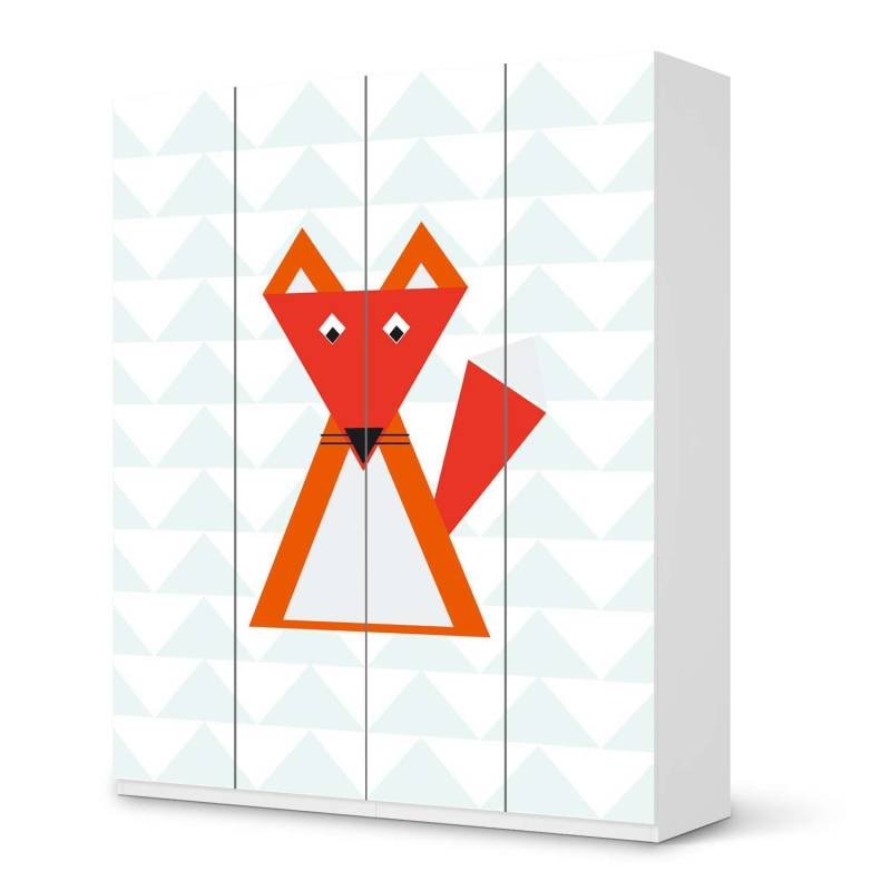 M?belfolie IKEA Pax Schrank 236 cm H?he - 4 T?ren - Design: F?chslein M?belfolie IKEA Pax Schrank 236 cm H?he - 4 T?ren - Design: F?chslein von creatisto