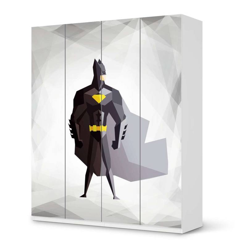 M?belfolie IKEA Pax Schrank 236 cm H?he - 4 T?ren - Design: Mr. Black M?belfolie IKEA Pax Schrank 236 cm H?he - 4 T?ren - Design: Mr. Black von creatisto