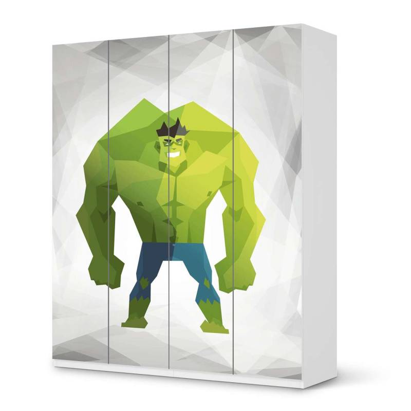 M?belfolie IKEA Pax Schrank 236 cm H?he - 4 T?ren - Design: Mr. Green von creatisto