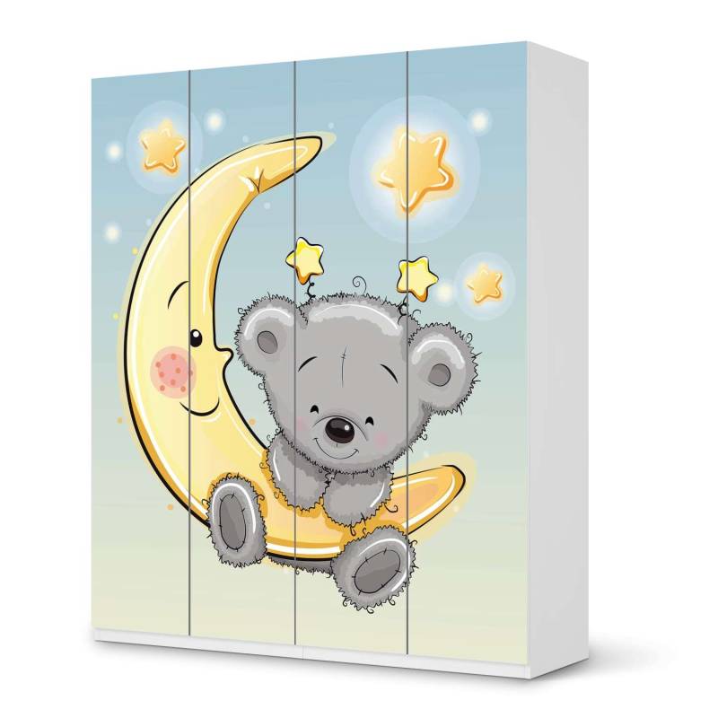 M?belfolie IKEA Pax Schrank 236 cm H?he - 4 T?ren - Design: Teddy und Mond M?belfolie IKEA Pax Schrank 236 cm H?he - 4 T?ren - Design: Teddy und Mond von creatisto