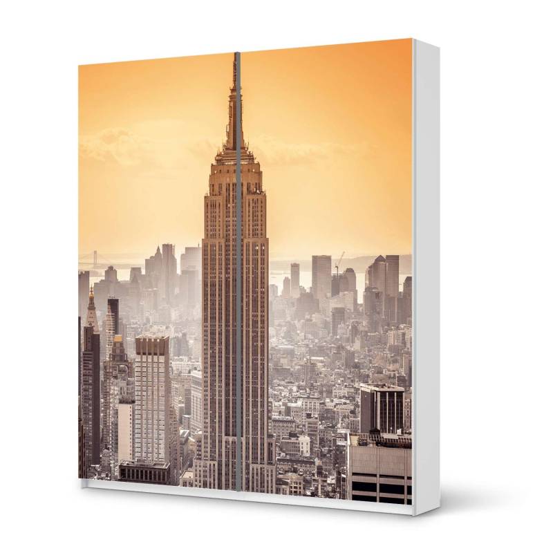 M?belfolie IKEA Pax Schrank 236 cm H?he - Schiebet?r - Design: Empire State Building M?belfolie IKEA Pax Schrank 236 cm H?he - Schiebet?r - Design: Empire State Building von creatisto