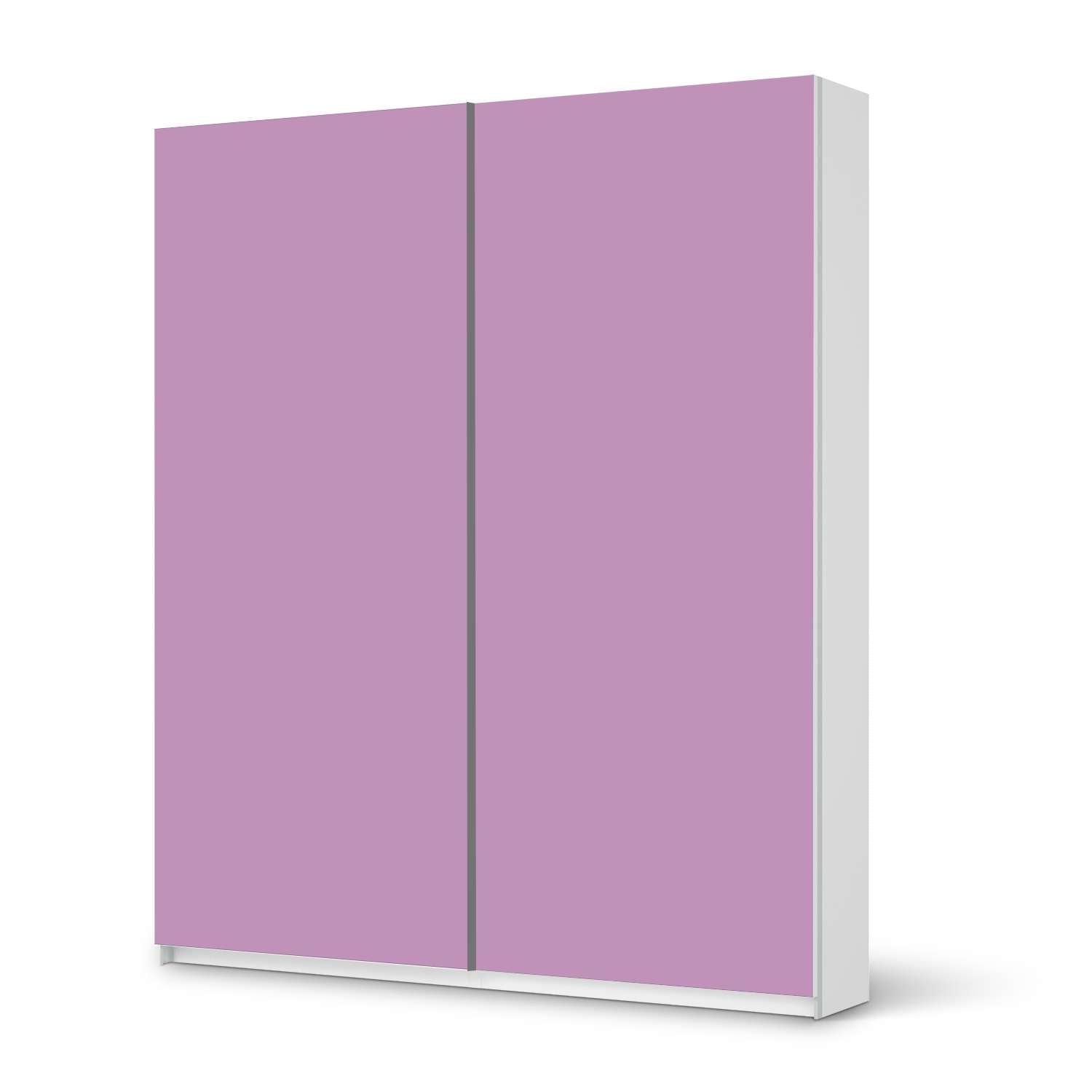 M?belfolie IKEA Pax Schrank 236 cm H?he - Schiebet?r - Design: Flieder Light von creatisto