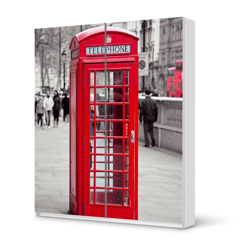 M?belfolie IKEA Pax Schrank 236 cm H?he - Schiebet?r - Design: Phone Box M?belfolie IKEA Pax Schrank 236 cm H?he - Schiebet?r - Design: Phone Box von creatisto