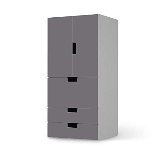 Möbelfolie für Kinder - passend für IKEA Stuva kombiniert - 3 Schubladen und 2 kleine Türen I Tolle Möbelsticker für Kinderzimmer Einrichtung I Design: Grau Light Möbelfolie für Kinder - passend für IKEA Stuva kombiniert - 3 Schubladen und 2 kleine Türen I Tolle Möbelsticker für Kinderzimmer Einrichtung I Design: Grau Light von creatisto