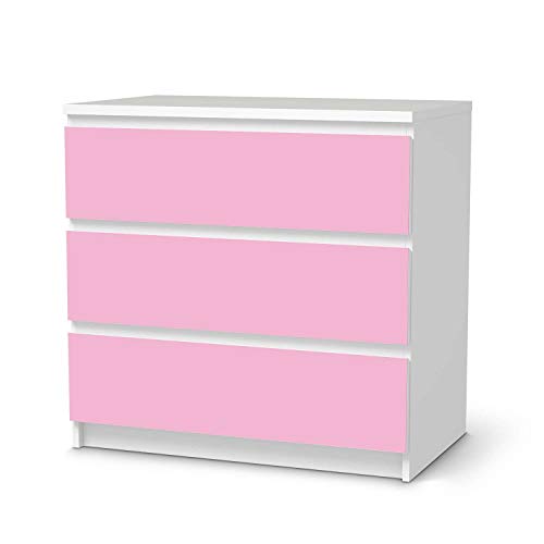 Möbelfolie passend für IKEA Malm Kommode 3 Schubladen I Möbeldeko - Möbel-Folie Tattoo Sticker I Wohn Deko Ideen für Wohnzimmer, Schlafzimmer - Design: Pink Light Möbelfolie passend für IKEA Malm Kommode 3 Schubladen I Möbeldeko - Möbel-Folie Tattoo Sticker I Wohn Deko Ideen für Wohnzimmer, Schlafzimmer - Design: Pink Light von creatisto
