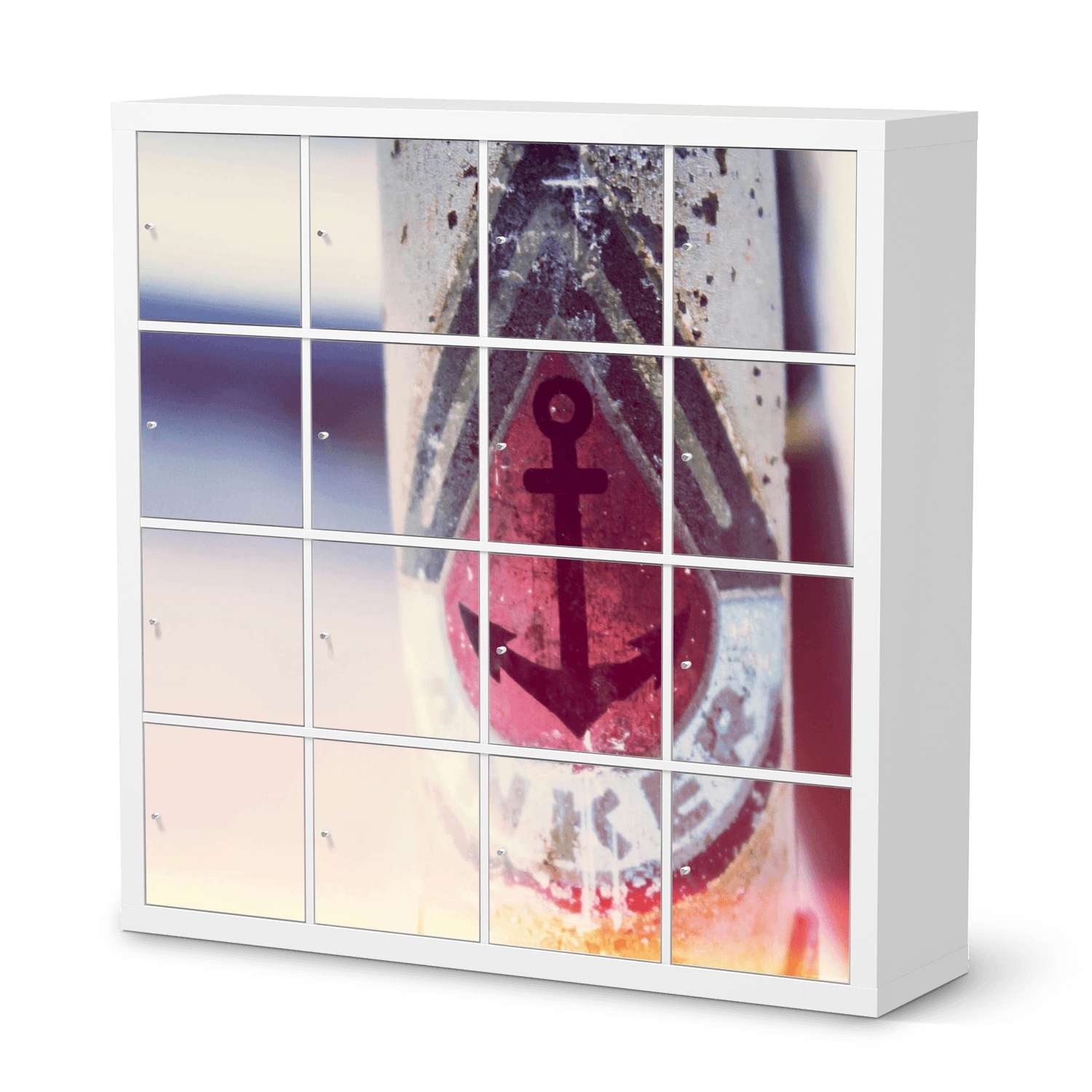 Selbstklebende Folie IKEA Expedit Regal 16 T?ren - Design: Anker 2 von creatisto