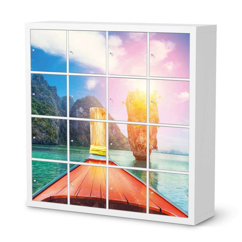 Selbstklebende Folie IKEA Expedit Regal 16 T?ren - Design: Blue Water Lagoon Selbstklebende Folie IKEA Expedit Regal 16 T?ren - Design: Blue Water Lagoon von creatisto