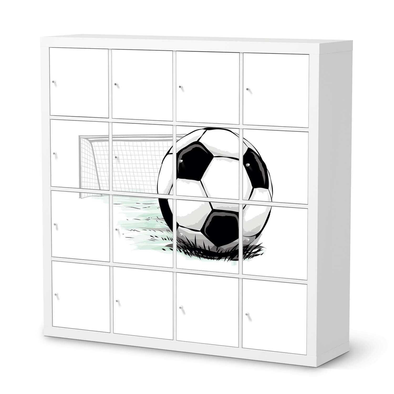 Selbstklebende Folie IKEA Expedit Regal 16 T?ren - Design: Freistoss von creatisto