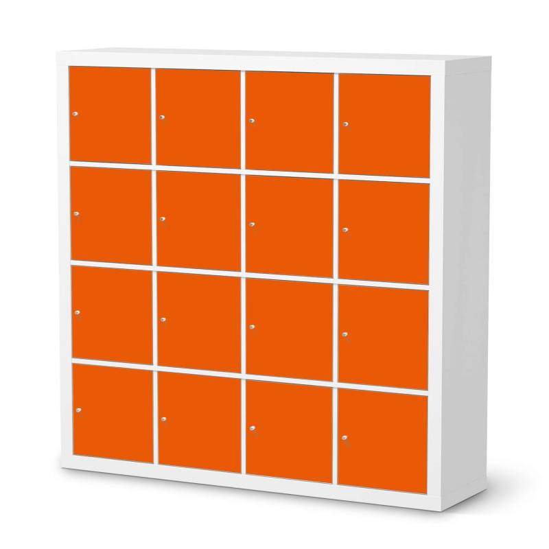 Selbstklebende Folie IKEA Expedit Regal 16 T?ren - Design: Orange Dark Selbstklebende Folie IKEA Expedit Regal 16 T?ren - Design: Orange Dark von creatisto