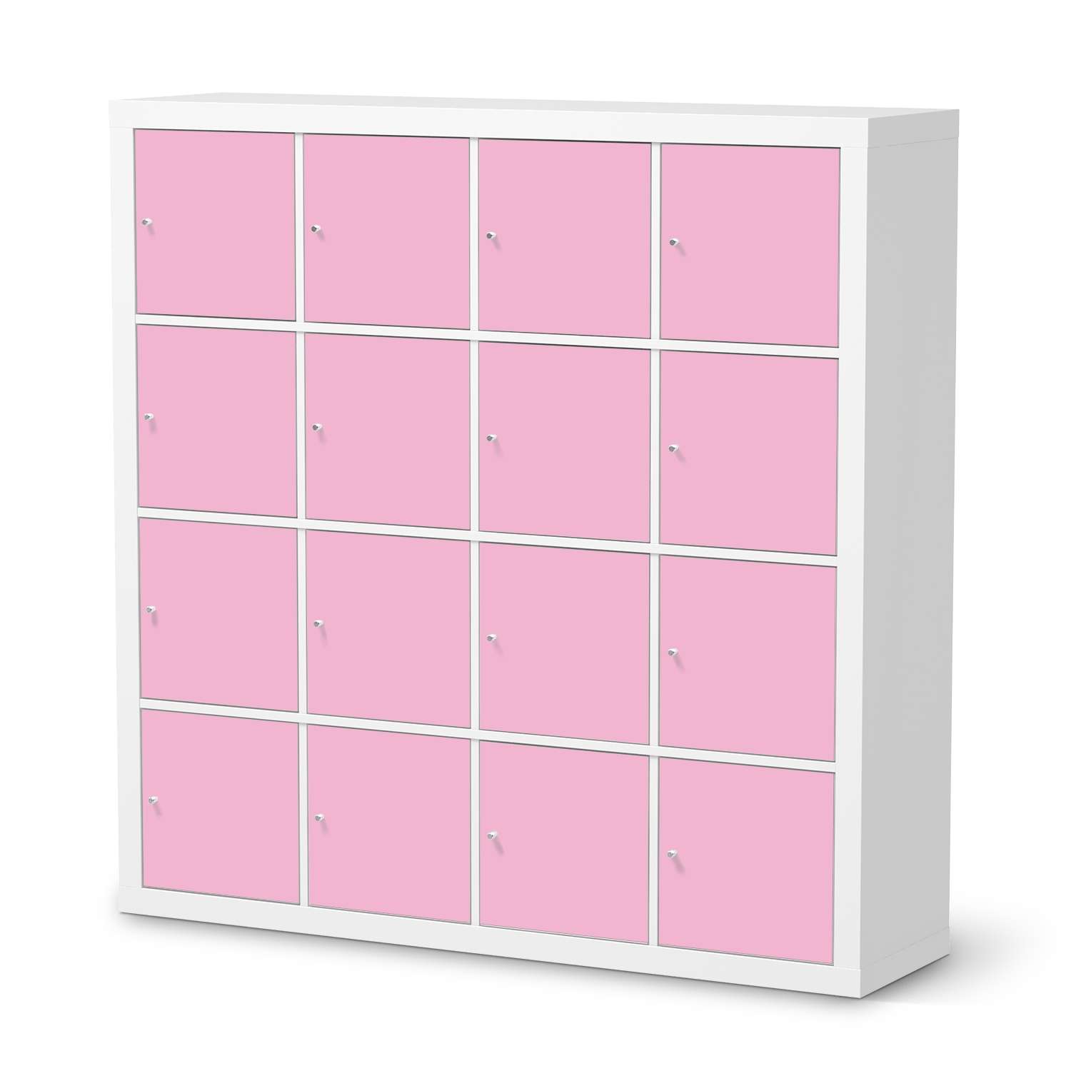 Selbstklebende Folie IKEA Expedit Regal 16 T?ren - Design: Pink Light von creatisto