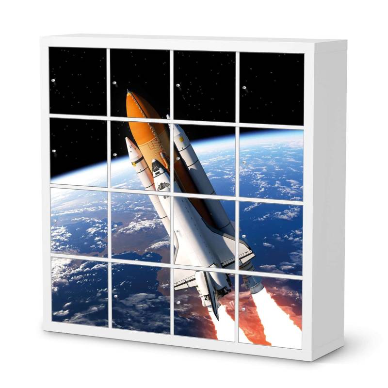 Selbstklebende Folie IKEA Expedit Regal 16 T?ren - Design: Space Traveller Selbstklebende Folie IKEA Expedit Regal 16 T?ren - Design: Space Traveller von creatisto