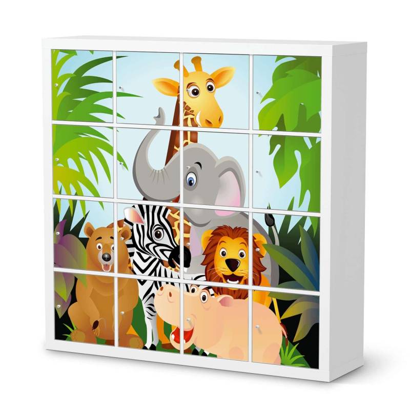 Selbstklebende Folie IKEA Expedit Regal 16 T?ren - Design: Wild Animals Selbstklebende Folie IKEA Expedit Regal 16 T?ren - Design: Wild Animals von creatisto
