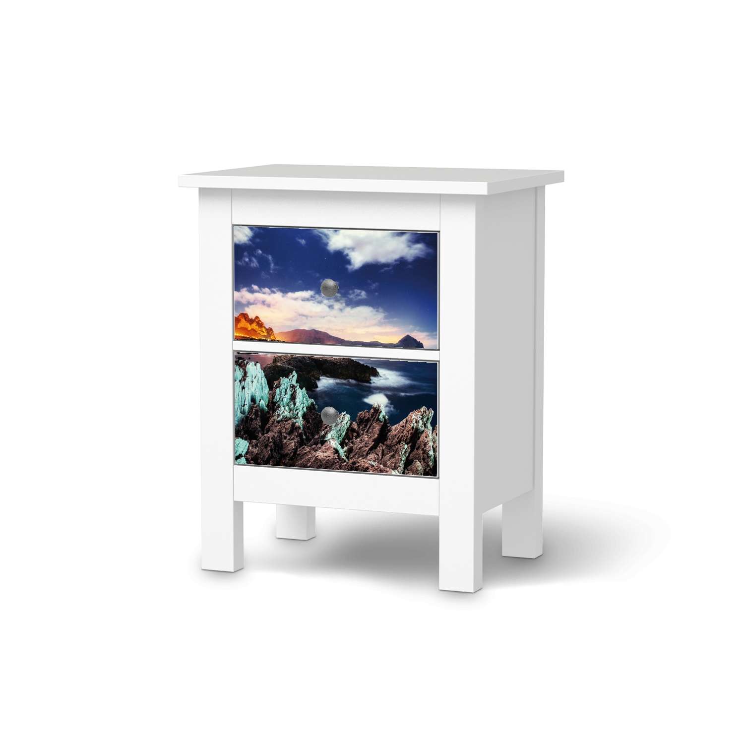 Selbstklebende Folie IKEA Hemnes Kommode 2 Schubladen - Design: Seaside von creatisto