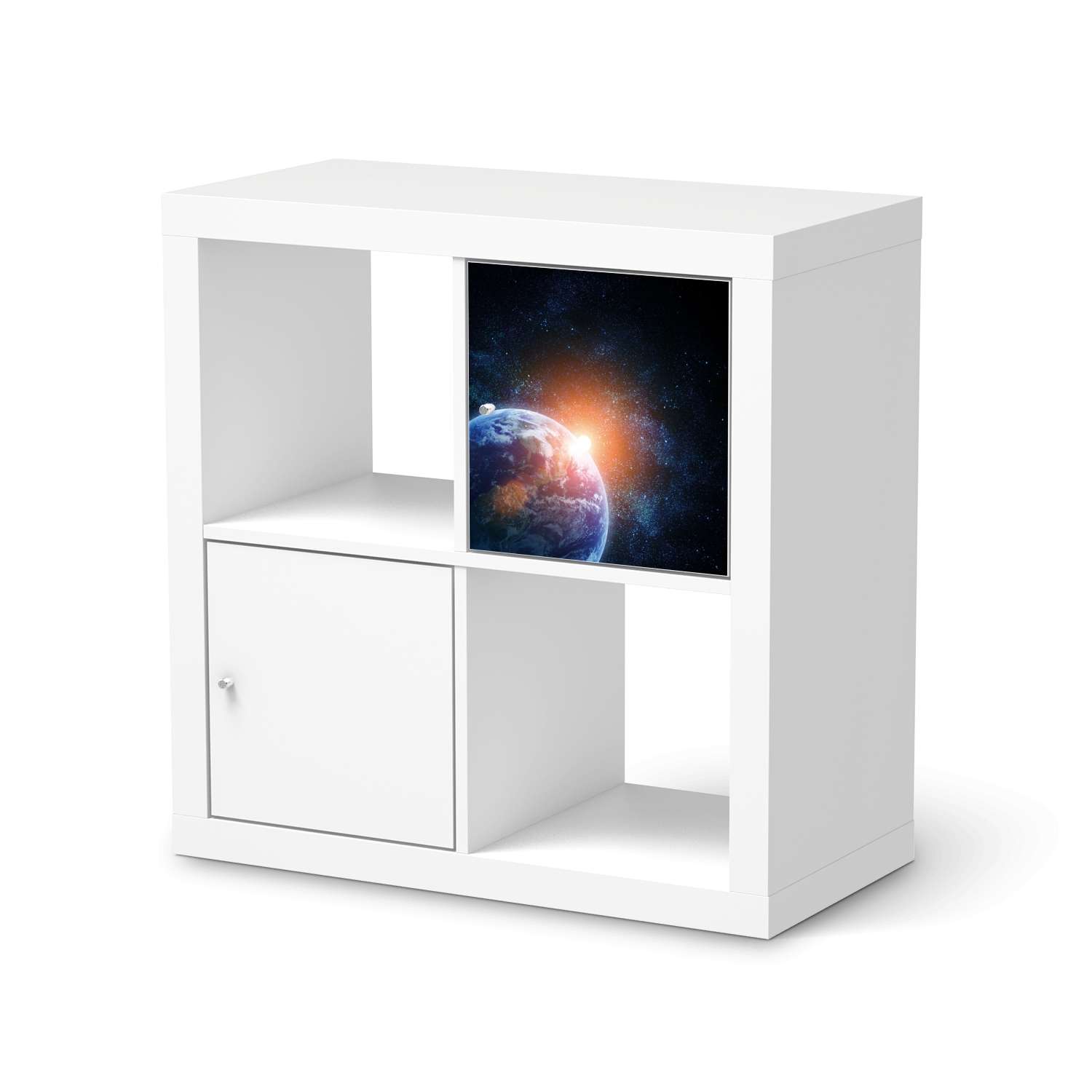 Selbstklebende Folie IKEA Kallax Regal 1 T?re - Design: Sunrise Selbstklebende Folie IKEA Kallax Regal 1 T?re - Design: Sunrise von creatisto