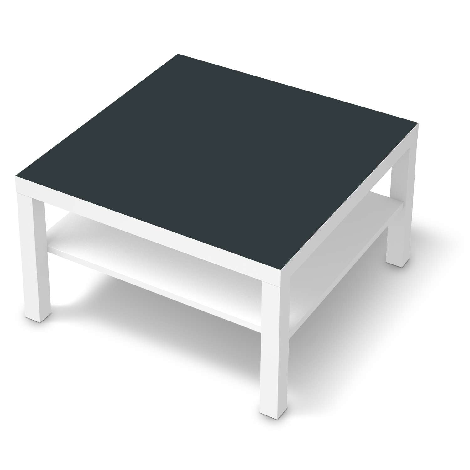 Selbstklebende Folie IKEA Lack Tisch 78x78 cm - Design: Blaugrau Dark von creatisto