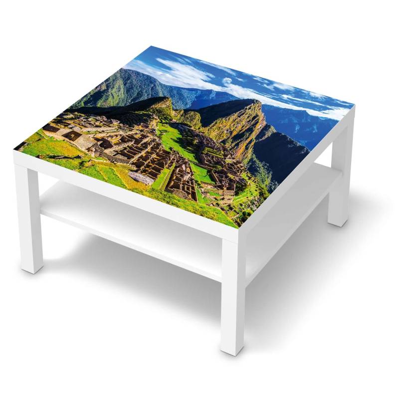 Selbstklebende Folie IKEA Lack Tisch 78x78 cm - Design: Machu Picchu von creatisto